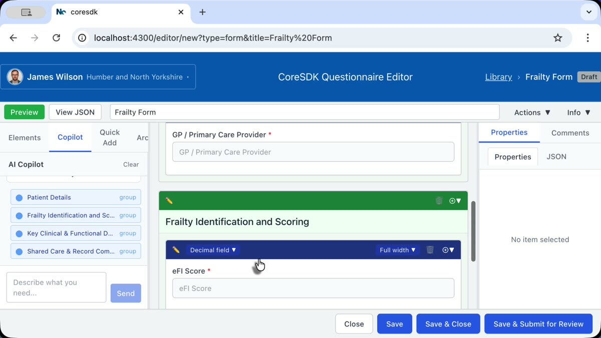 Announcing Core SDK v2: AI-assisted care plan authoring
